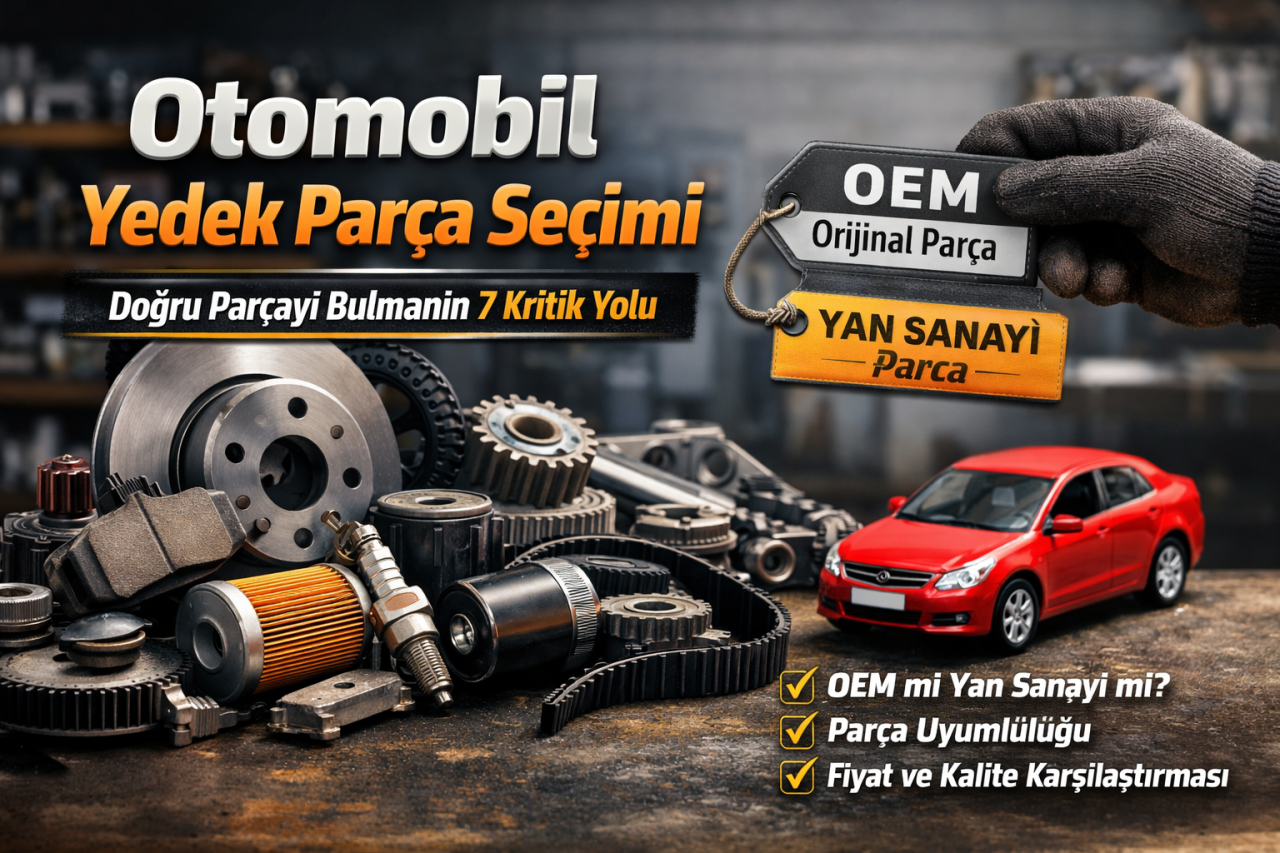 Otomobil Yedek Parça Seçimi: Doğru Parçayı Bulmanın 7 Kritik Yolu