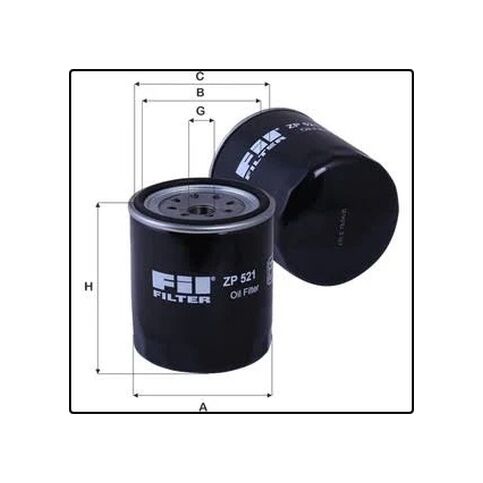 Isuzu Nkr 4Jg2 Yağ Filtresi