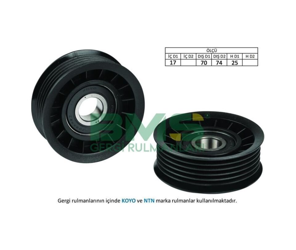 Bms 012 Alternatör Gergi Rulmanı Transporter T5 Golf Iv 3 2 V6 0