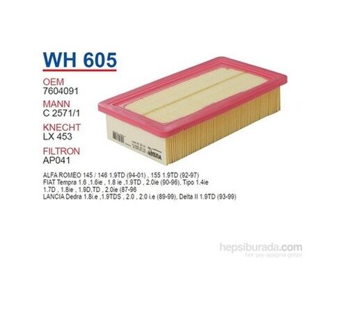 Tempra Hava Filtresi 7604091