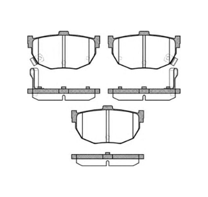 Fren Balatası Arka Elantra 1996-2006 Cerato 2004 Nıssan Maxıma 88-93