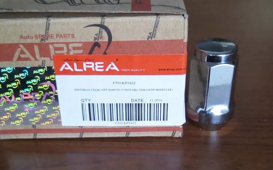 Çelik Jant Bijon Somunu 17 Ince Diş ( Tüm Japon Modelle) (1 Adet)