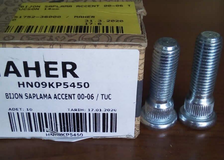 Hyundai Accent Bijon Saplama 00-06 14Mm (1 Adet)