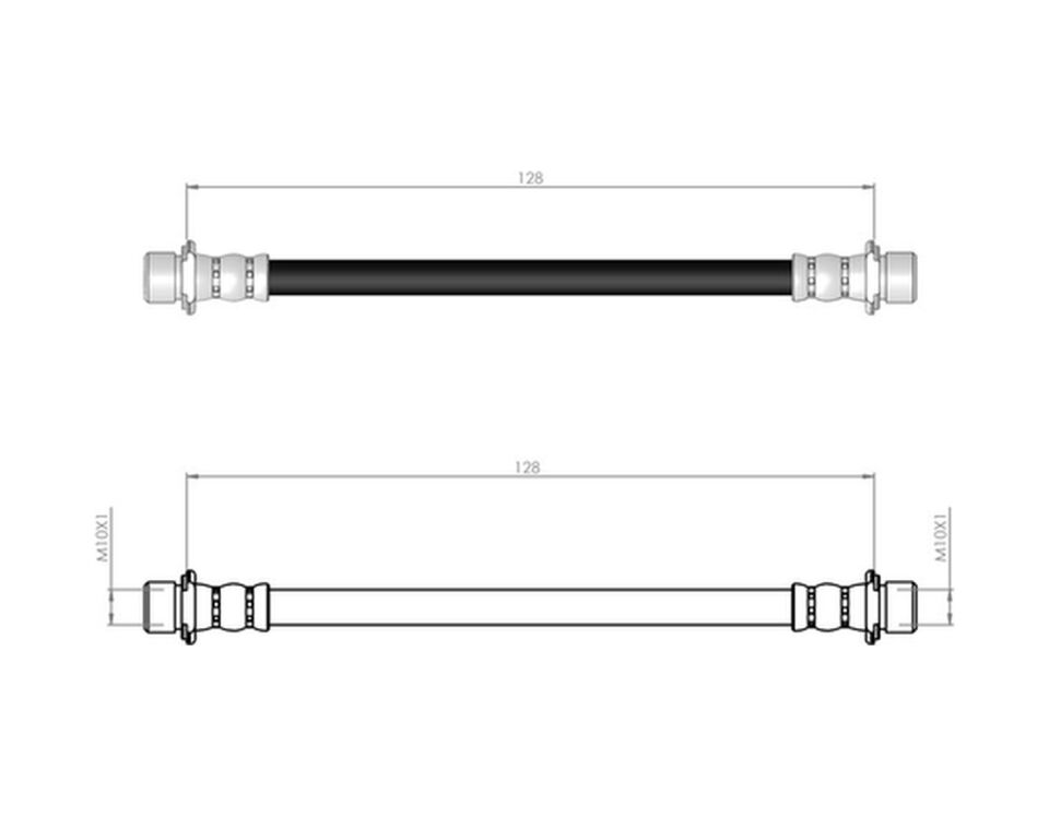 FREN HORTUMU ARKA  SAĞ Corolla Uyumlu   İÇ E15 - 18 2012/-90947W2025 - 90947W2045