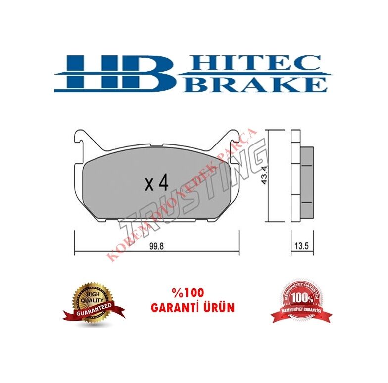 Mazda Mazda 626 1992-1998 Arka Balata N11.493