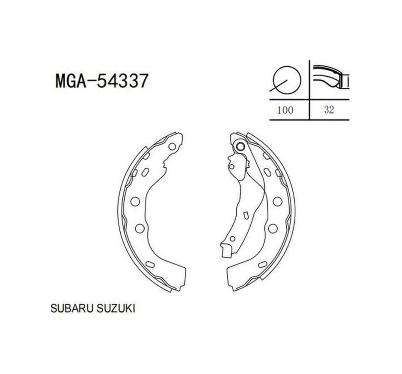 Mga-54337 - Kampana Balata Suzukı Swıft Sedanıı Ea Ma 1989-2004
