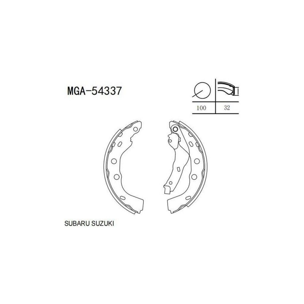 MGA-54337 - Kampana Balata Suzukı Swıft SEDANIı Ea Ma 1989-2004