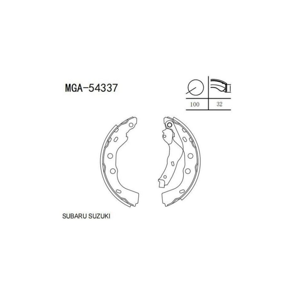 MGA-54337 - Kampana Balata Suzukı Swıft SEDANIı Ea Ma 1989-2004