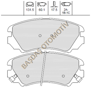 Chery Tiggo 7 / Omodo 5 Ön Fren Balatası