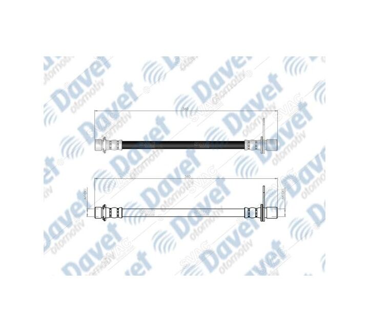 ARKA FREN HORTUMU CORONA ST191 92-97