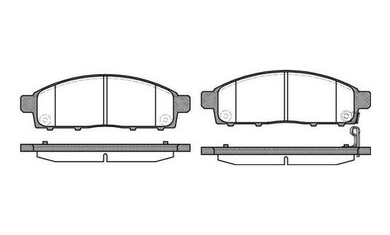 Mga 55296 Balata Fren Ön-mitsubishi L200 Cr 2.5 Dı-d 06-l200 Su 2.4 Dı-d 15-fullback Pick-up 16- 4605a198