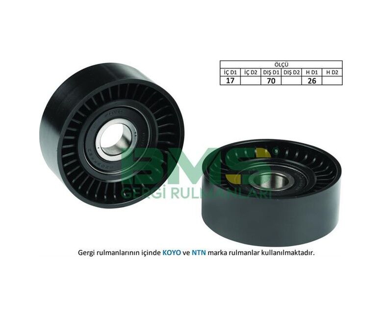 ALTERNATOR GERGI RULMANI ACCENT 1.5D Corolla Uyumlu VVTI BRAVO MAREA PALIO 1.6 16V ESCORT BMS 002