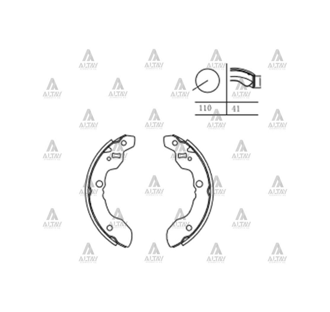 FREN BALATA CARRY   89-98 KALIN PABUÇ ARKA MHR-00272