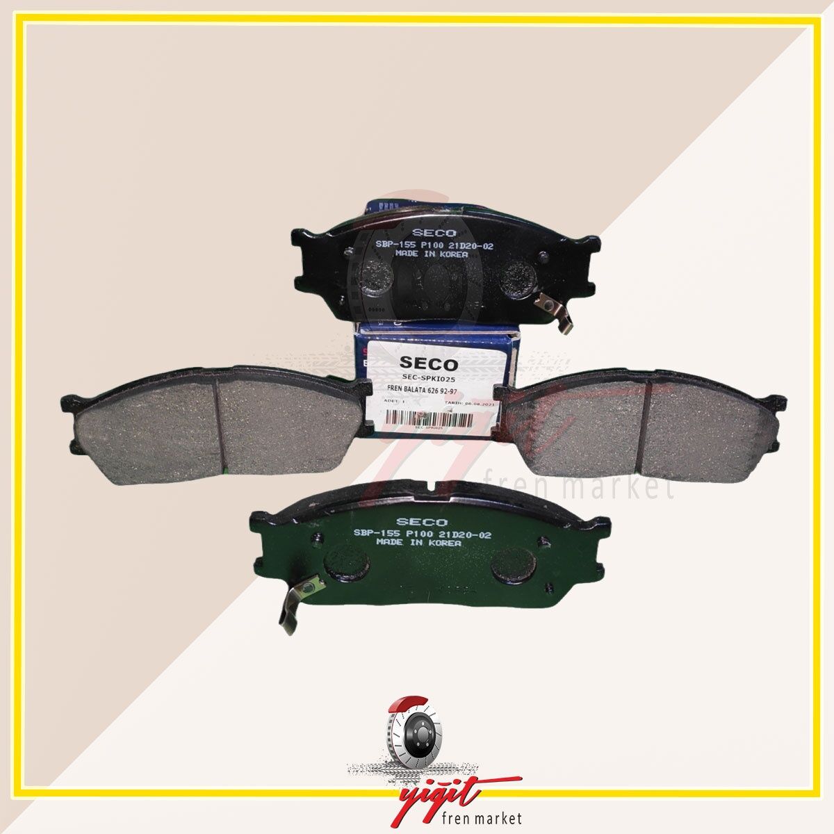 SECO FREN BALATA ÖN MAZDA 626 9297