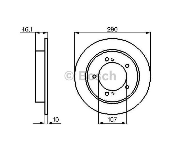 Bos 0986478539 Ön Fren Aynası Jımny Suv 98 08 Samuraı Suv 98 04
