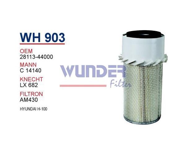 WUNDER WH903 HAVA FİLTRESİ - MiTSUBiSHi L-300