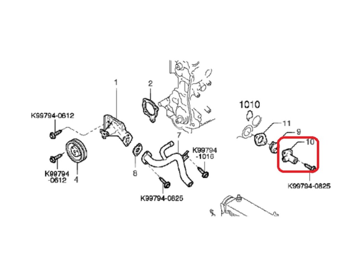 TERMOSTAT KAPAĞI PRİDE FESTİVA KK34815172A KORE