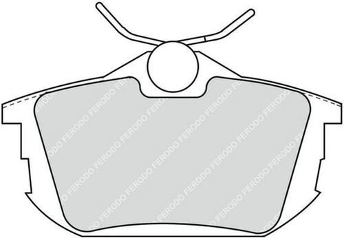 ARKA FREN BALATASI MITSUBISHI CARISMA 96-06 COLT 04-10 SPACESTAR 98-04 PERSONA WIRA 00-02 VOLVO S40 V40 96>