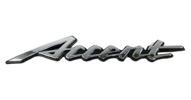 Accent Yazı Hyundai Accent 170mm 35mm-YEDEK PARÇA