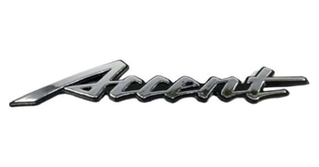 Accent Yazı Hyundai Accent 170mm 35mm-YEDEK PARÇA