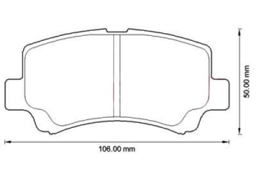 BALATA FREN ON DFM VAN 08>13-CHERY KIMO 1.2