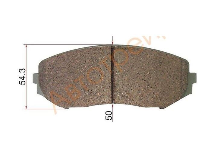 HITEC 10182 Ön Balata Vitara 06- (D904455200-65J11)