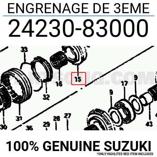 SJ413 3. VITES DISLİ(24230-83001)